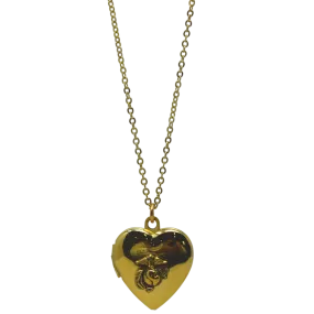 Heart Locket EGA Necklace