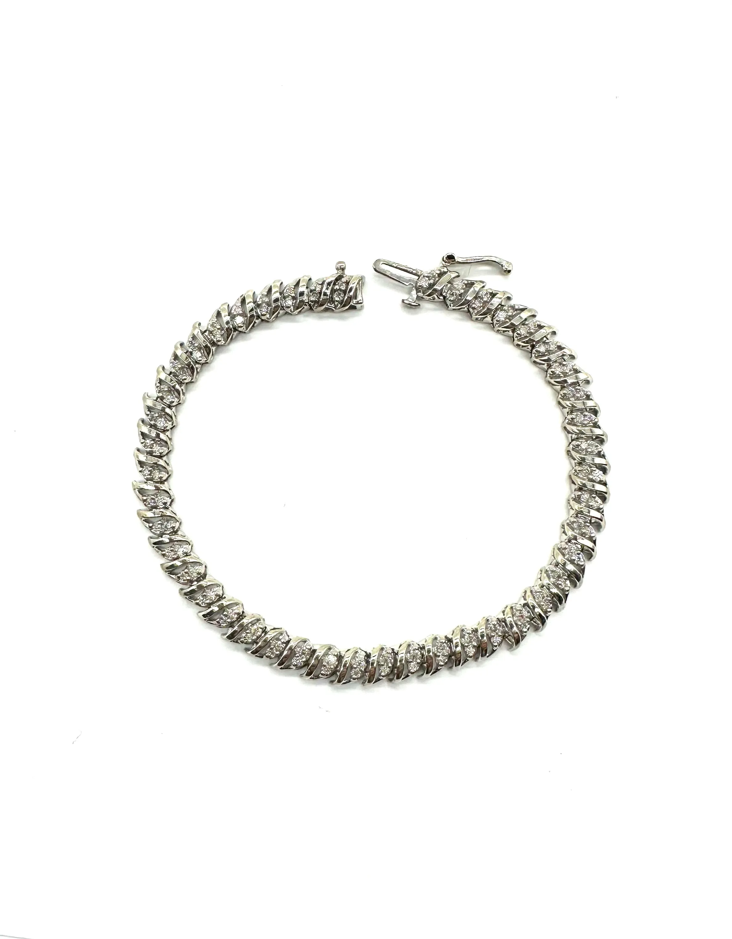 1 CTW S-Bar Tennis Bracelet