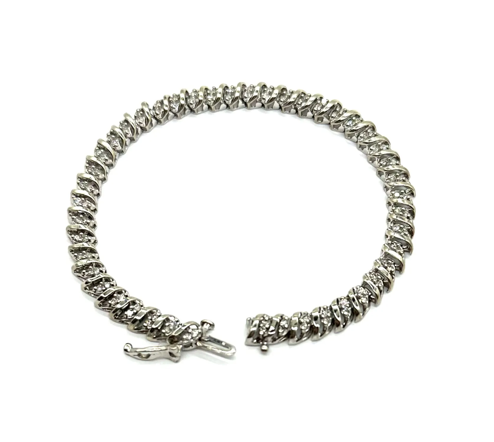 1 CTW S-Bar Tennis Bracelet