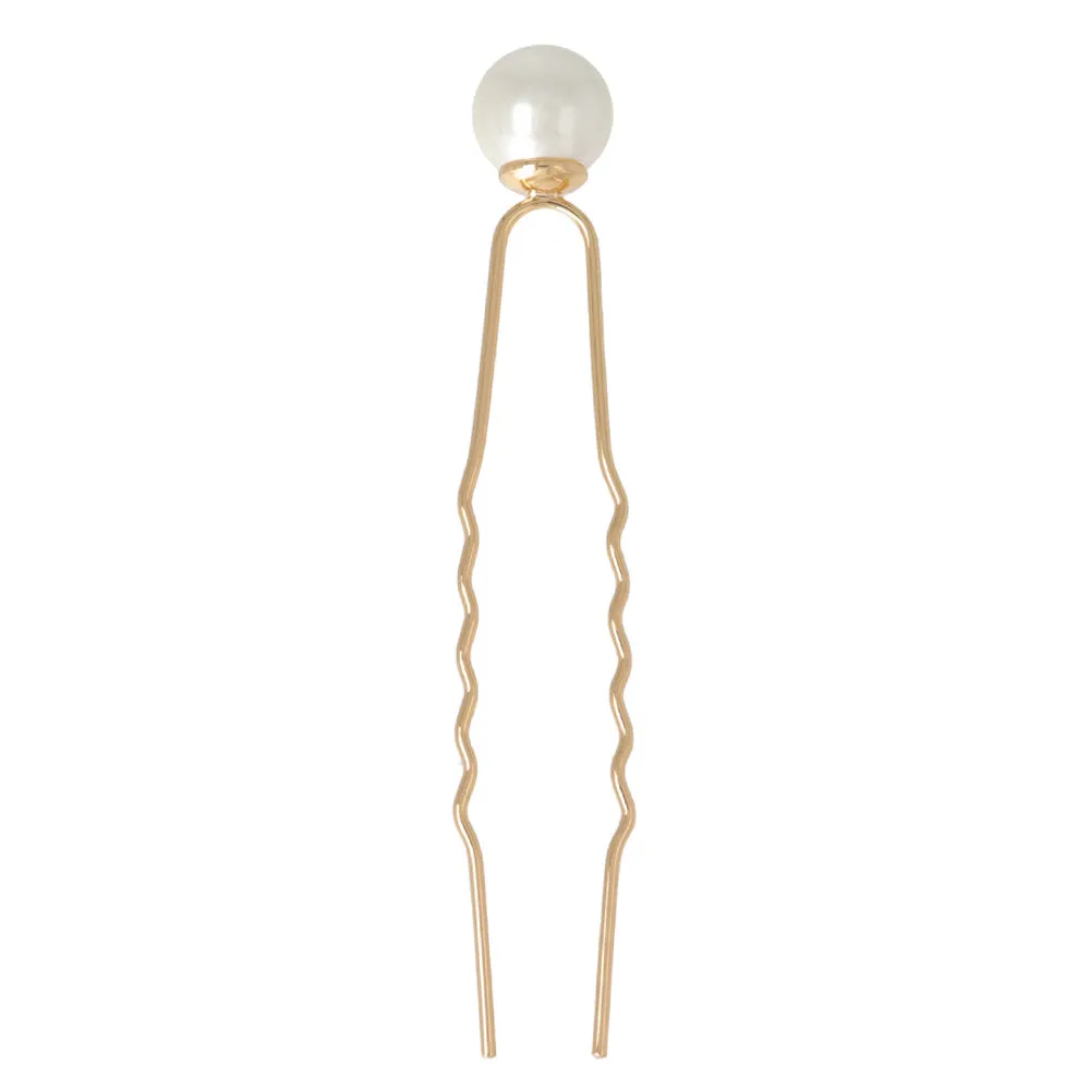 10mm Pearl U Shaped Hairpin