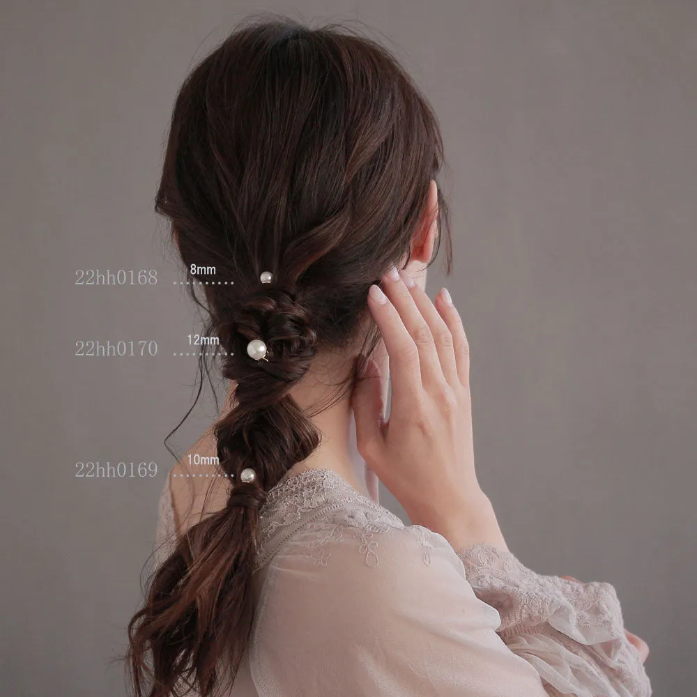 10mm Pearl U Shaped Hairpin