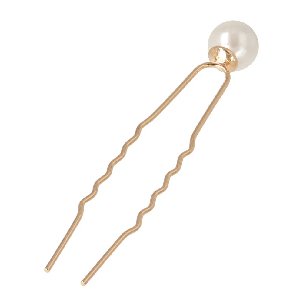 10mm Pearl U Shaped Hairpin