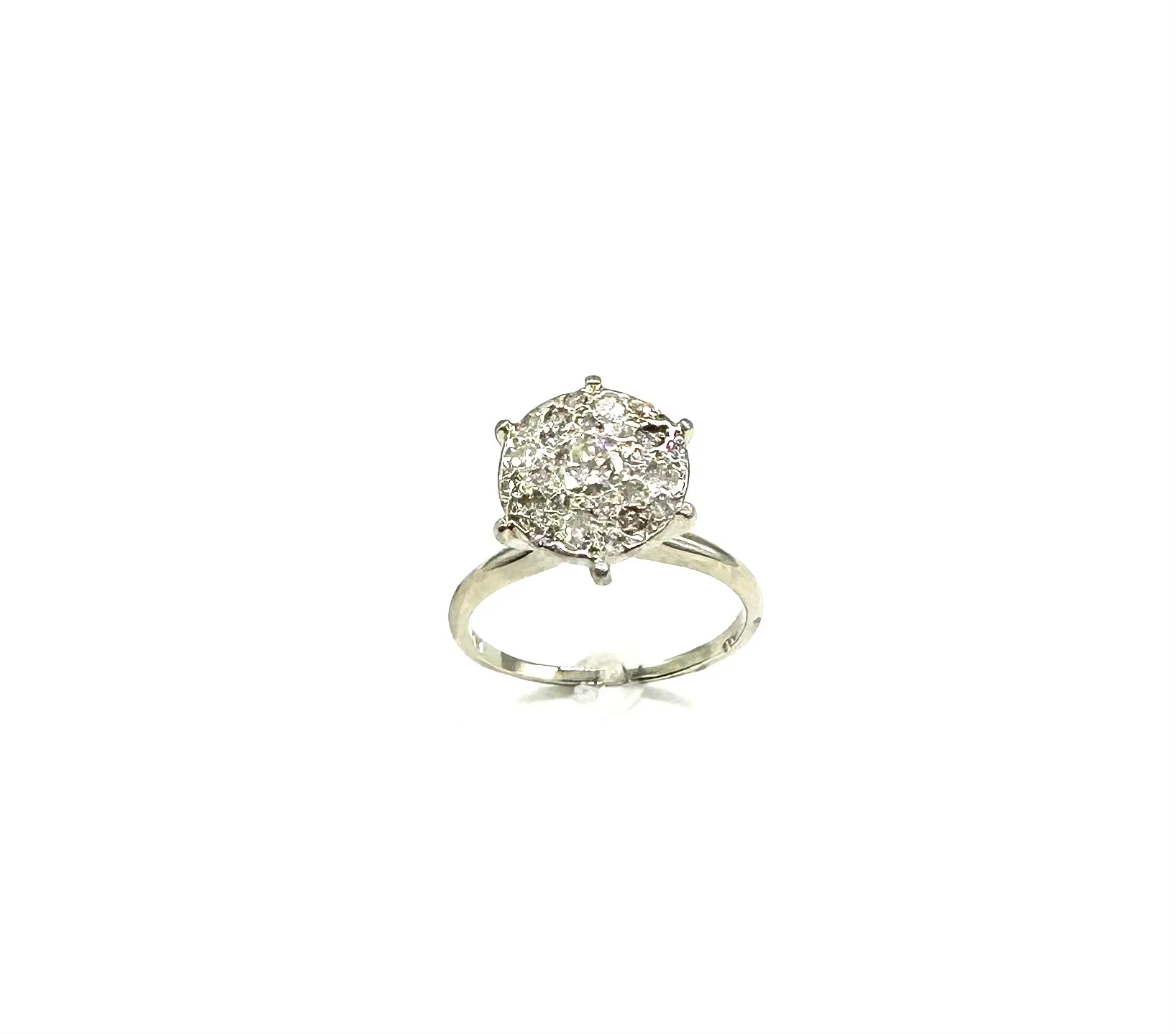 1/2 Ctw Diamond Cluster Ring