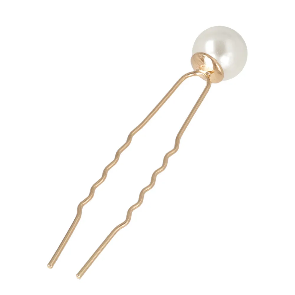 12mm Pearl U Shaped Hairpin