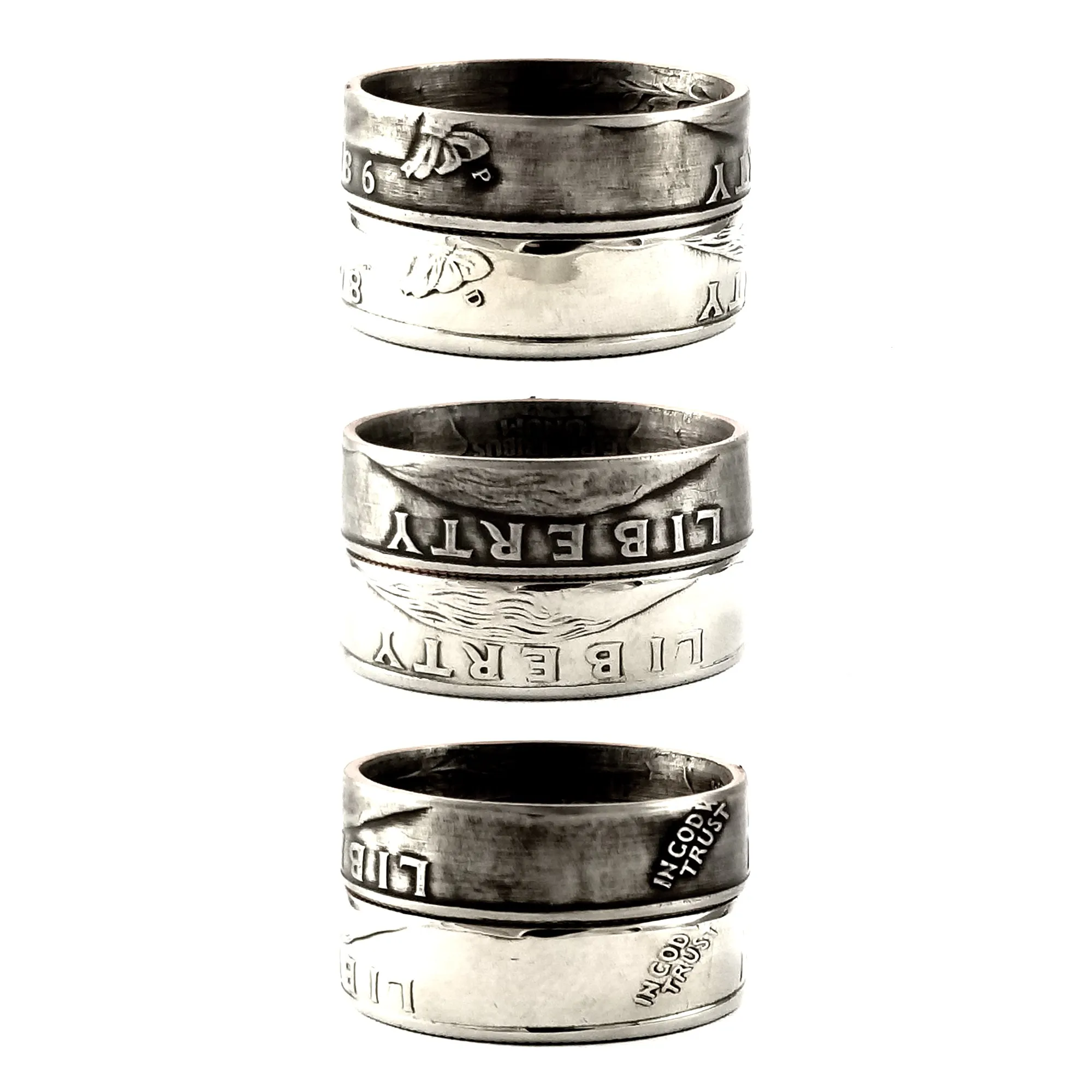 1966 Washington Quarter Coin Ring