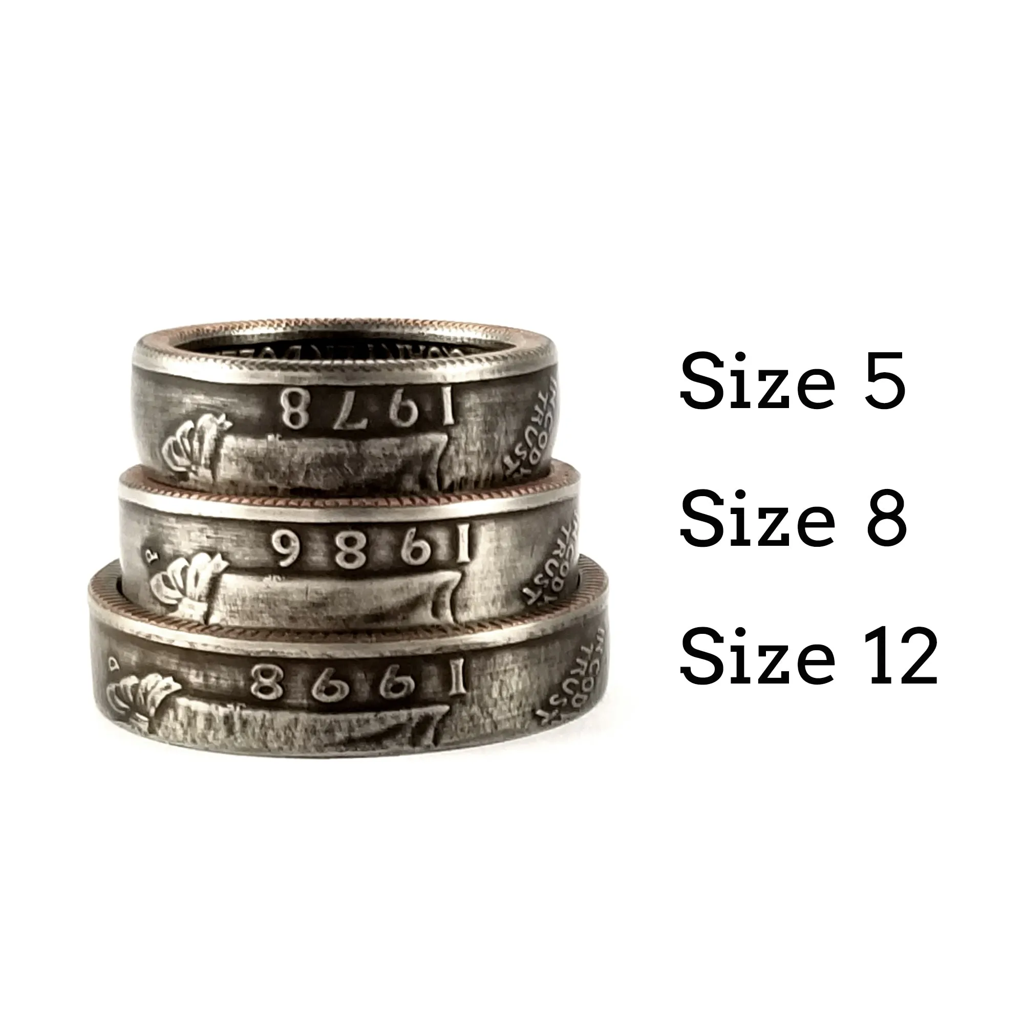 1973 Washington Quarter Coin Ring