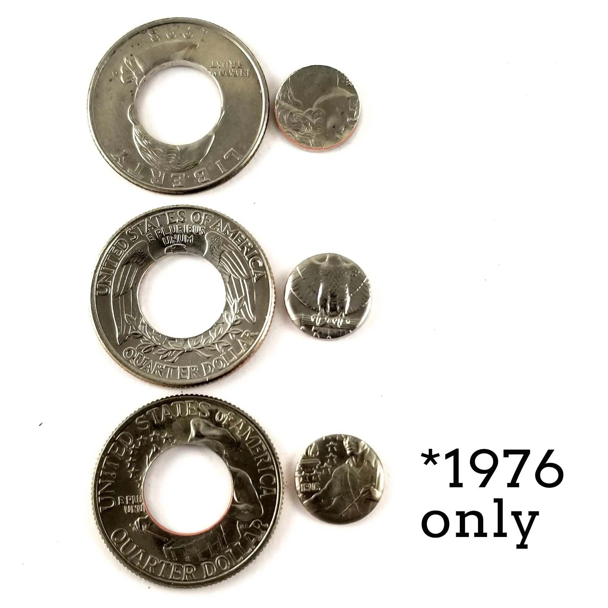 1973 Washington Quarter Coin Ring