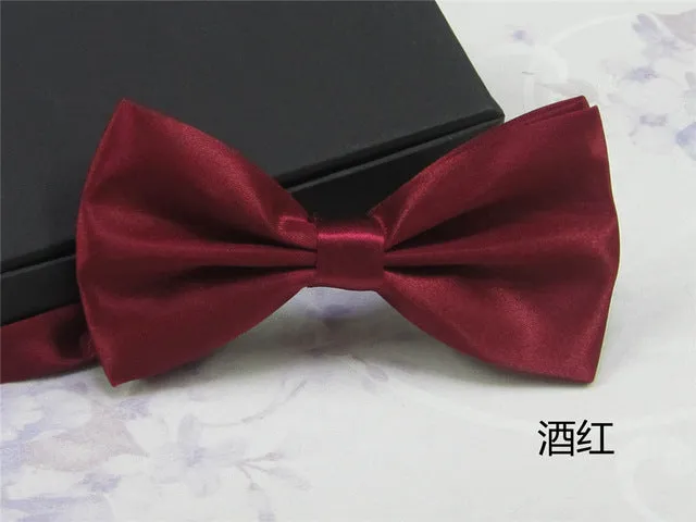 2017 Men's Ties Fashion Tuxedo Classic Mixed Solid Color Butterfly Tie Wedding Party Bowtie Bow Tie Ties for Men Gravata LD8006