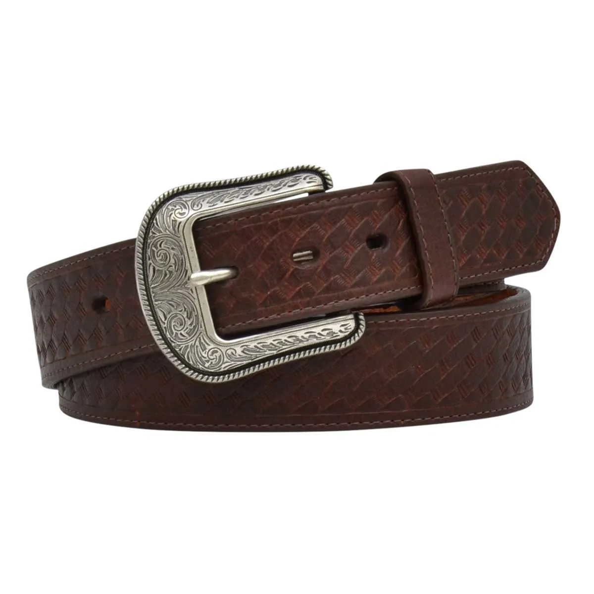 3D Belt Co Watertown Amber Basket Weave Belt