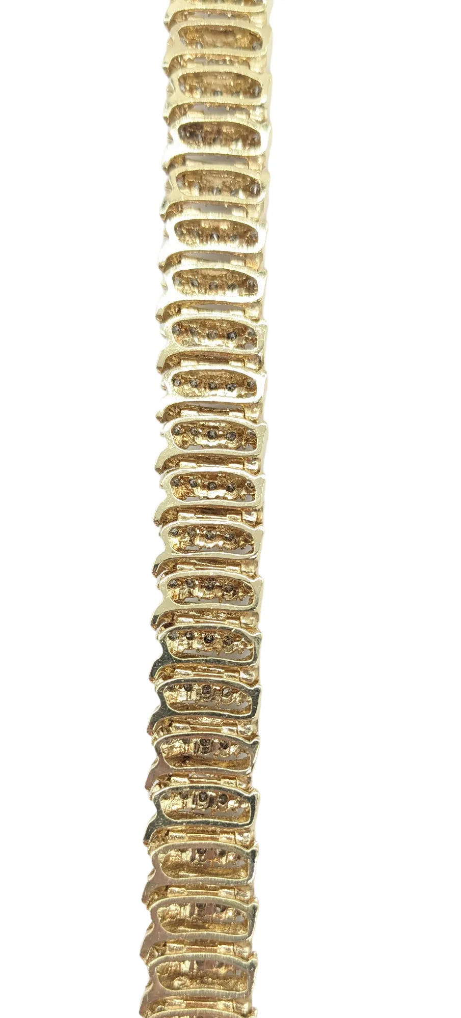 7 Carat Diamond Multi Row S Link Bracelet