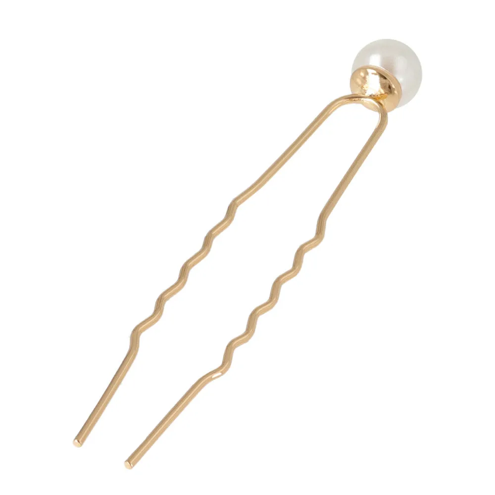 8mm Pearl U Shaped Hairpin