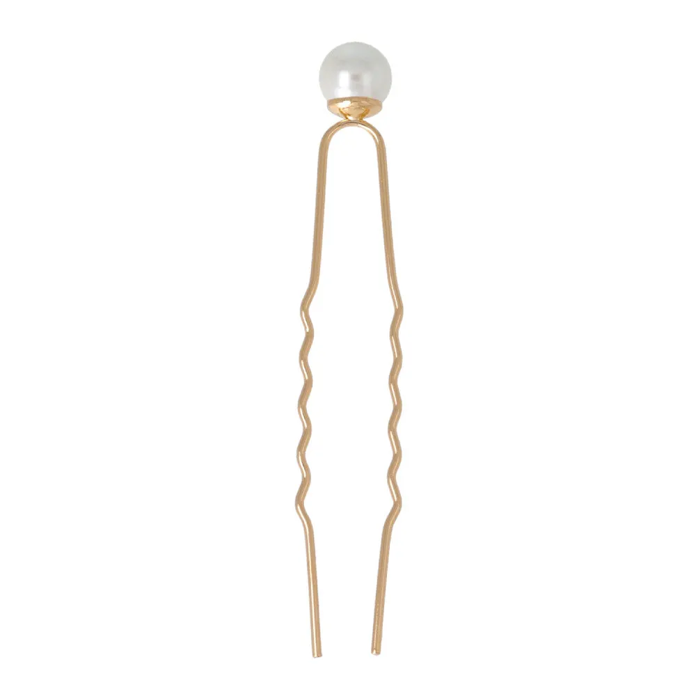 8mm Pearl U Shaped Hairpin