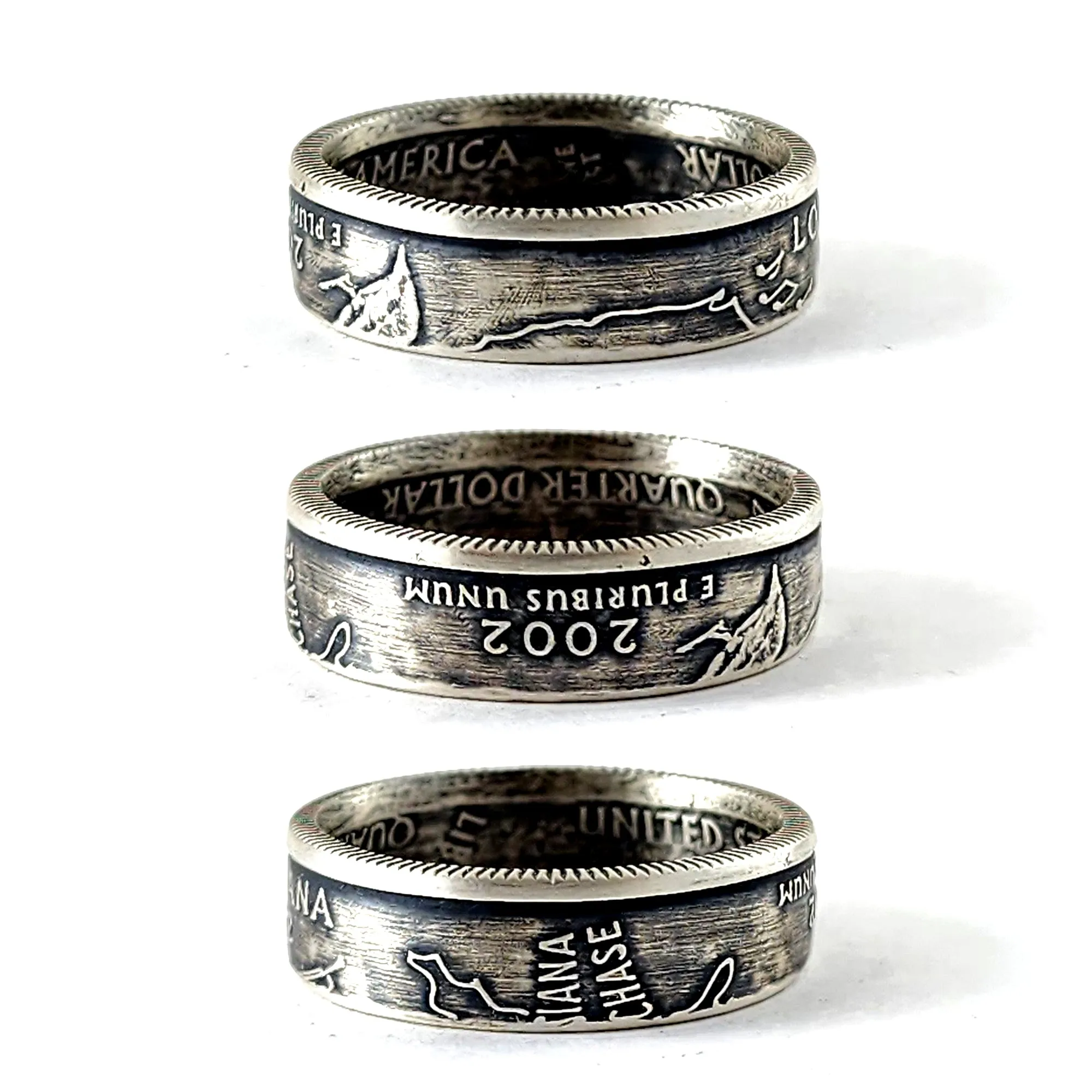 90% Silver Louisiana Quarter Ring