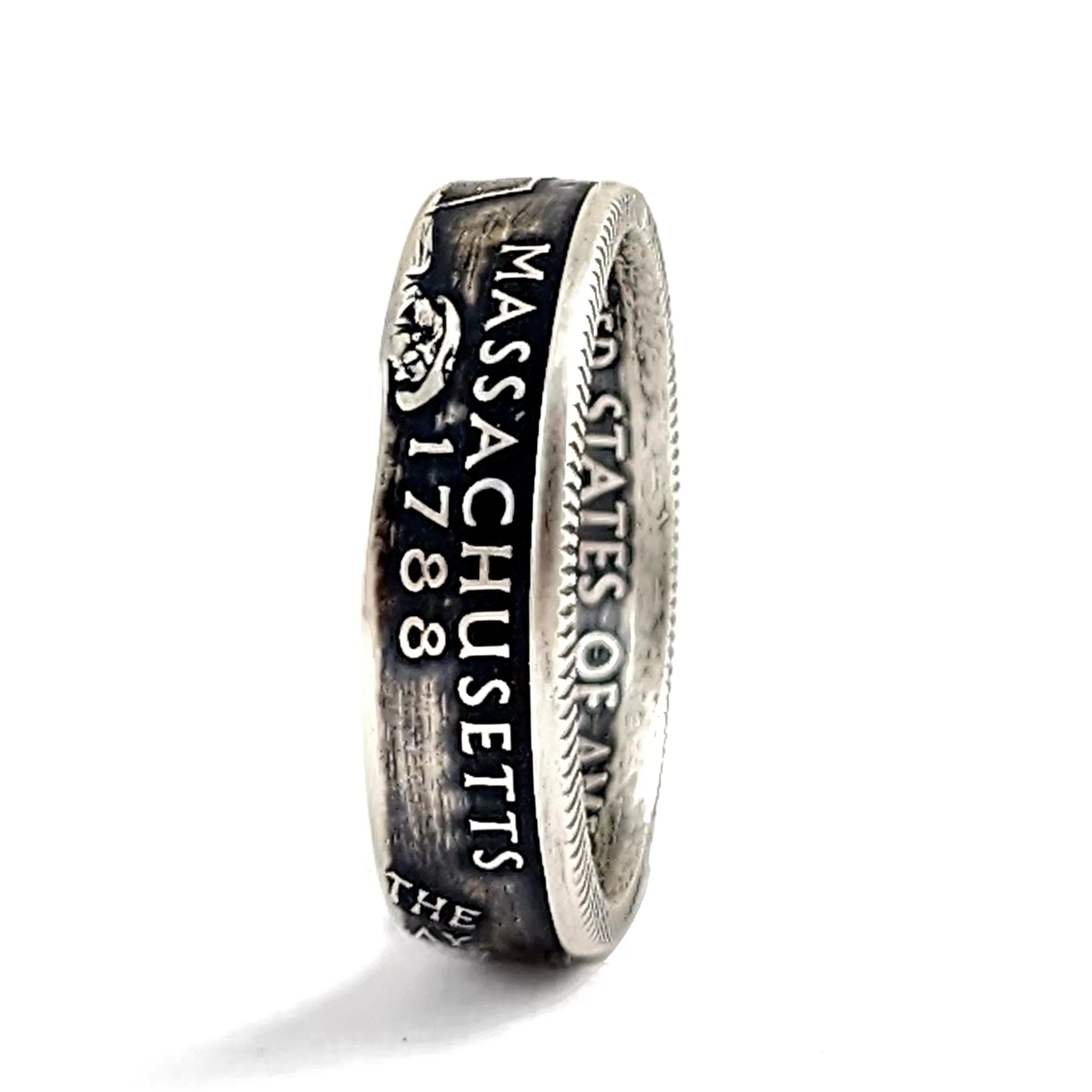 90% Silver Massachusetts Quarter Ring