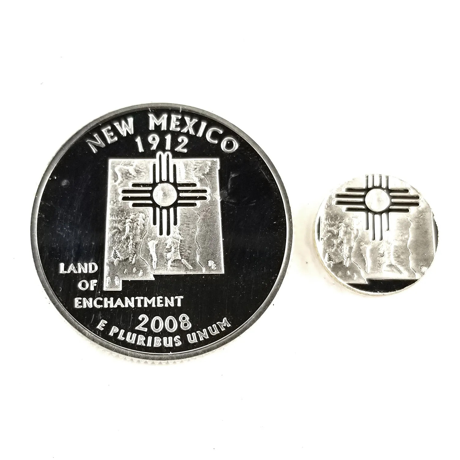 90% Silver New Mexico Quarter Ring