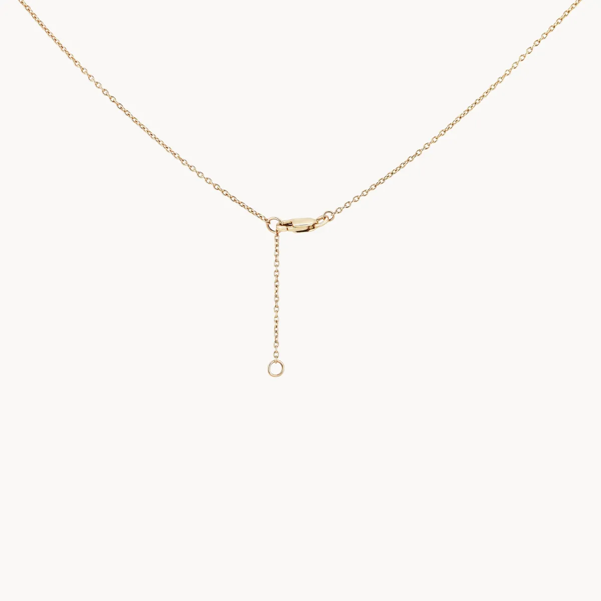 abacus disk diamond necklace - 14k yellow gold