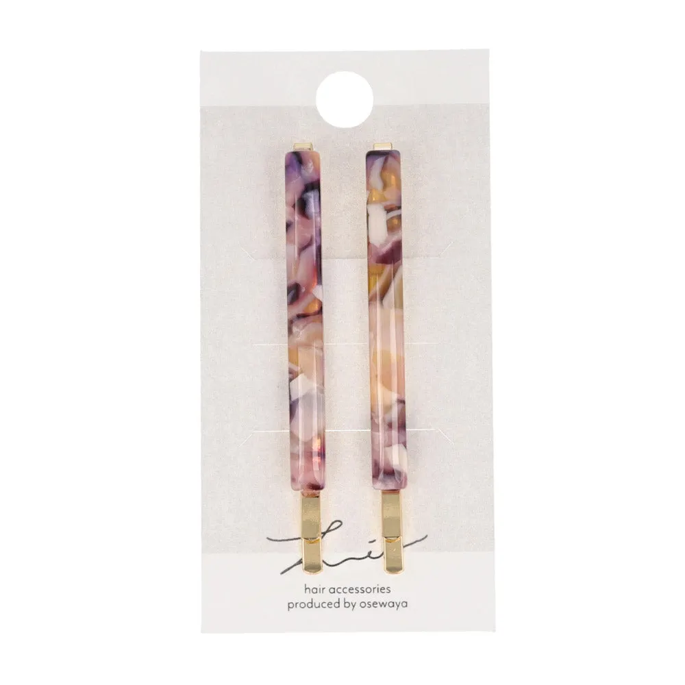 Acetate Marble Hairpin Set