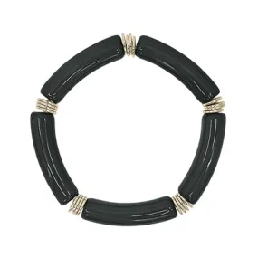 Acrylic Bamboo Stretch Bracelet