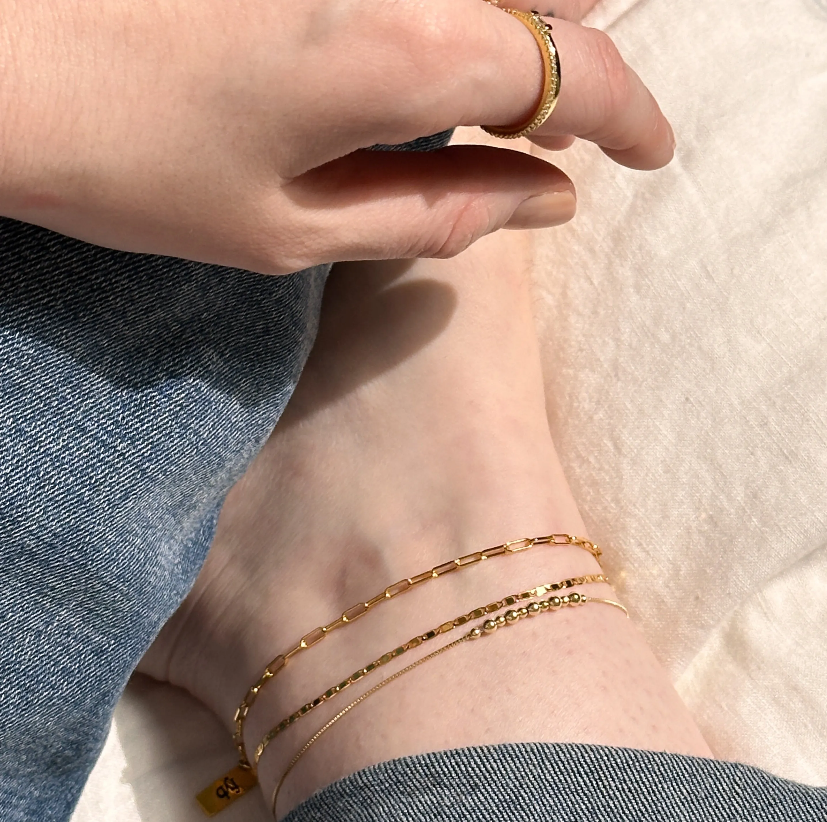 ADDISON ANKLET GOLD