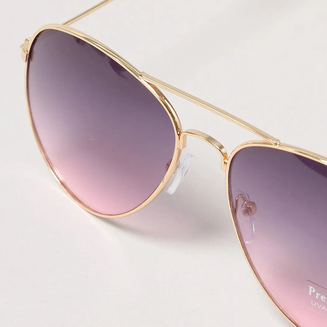 ADULT PASTEL TINTED AVIATOR SUNGLASSES