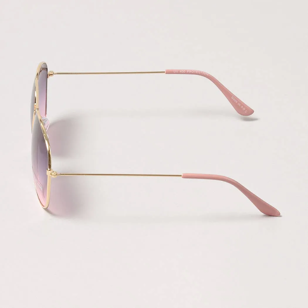 ADULT PASTEL TINTED AVIATOR SUNGLASSES