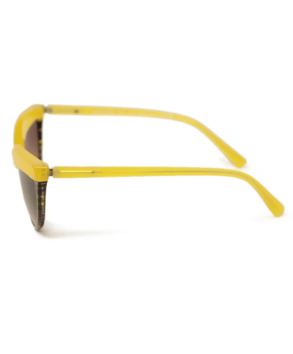 Alain Mikli Yellow & Black Sunglasses