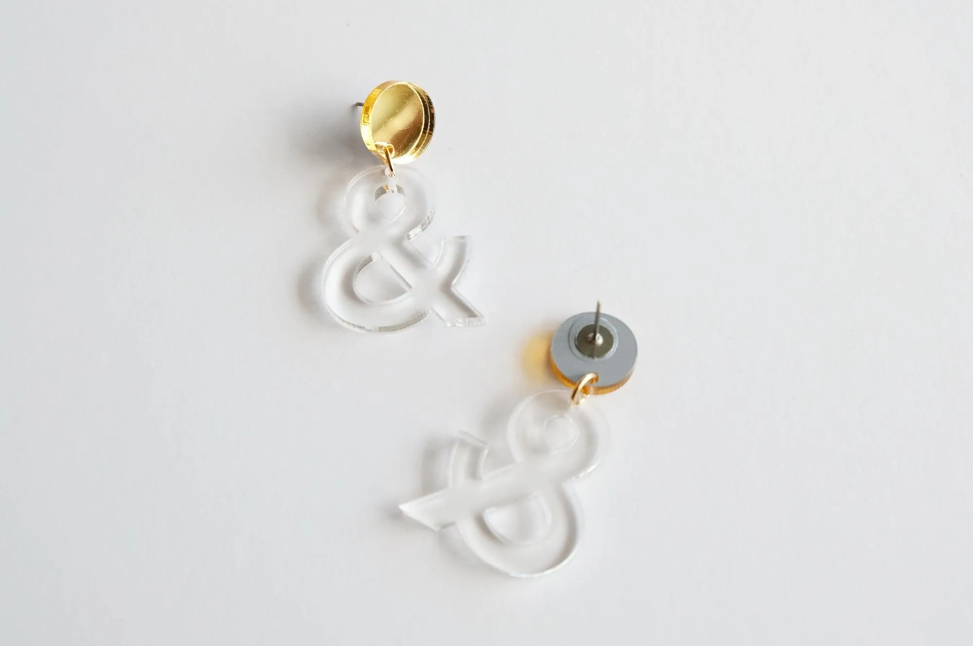 Ampersand Dangle Earrings