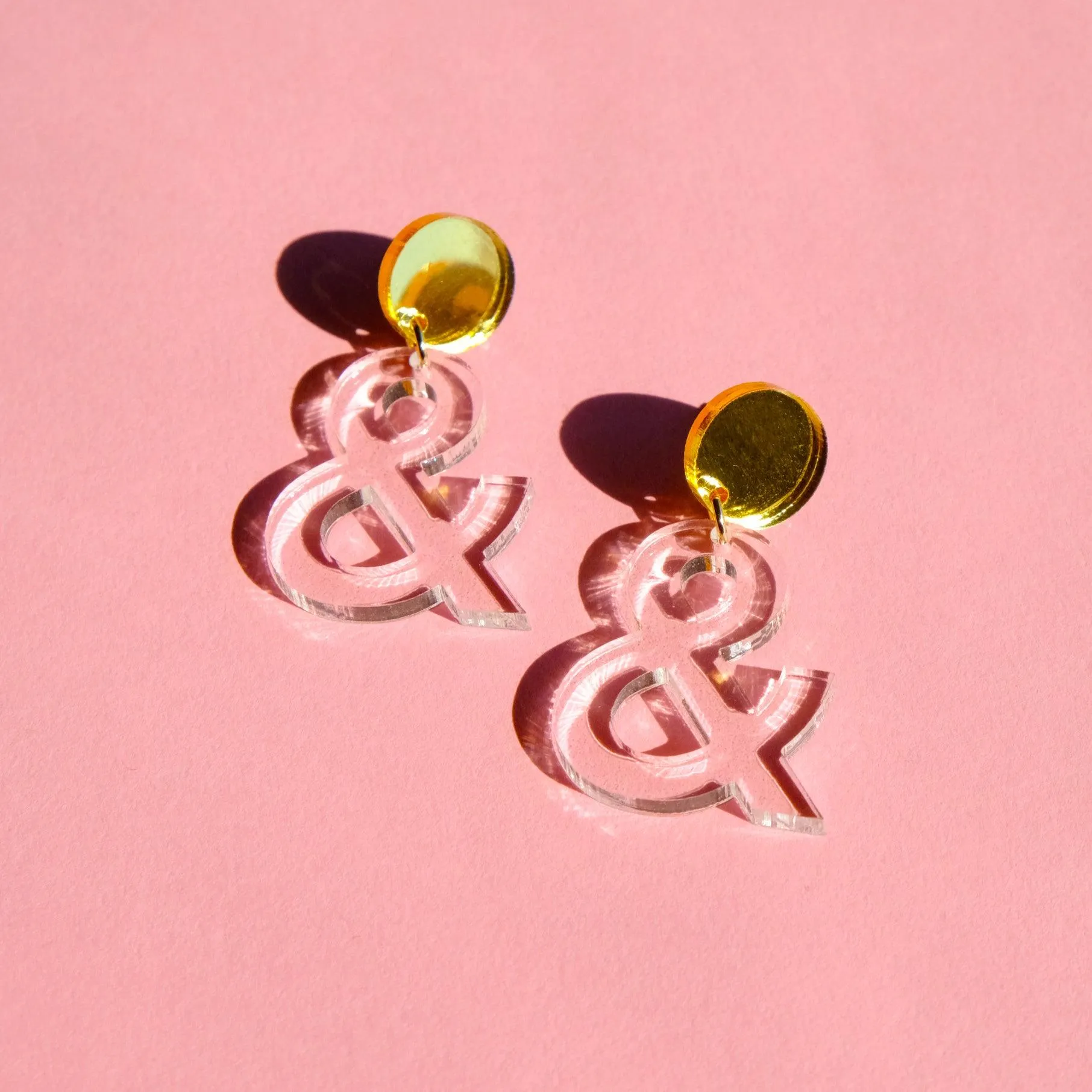 Ampersand Dangle Earrings