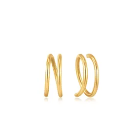 Ania Haie 14kt Gold Twist Earrings