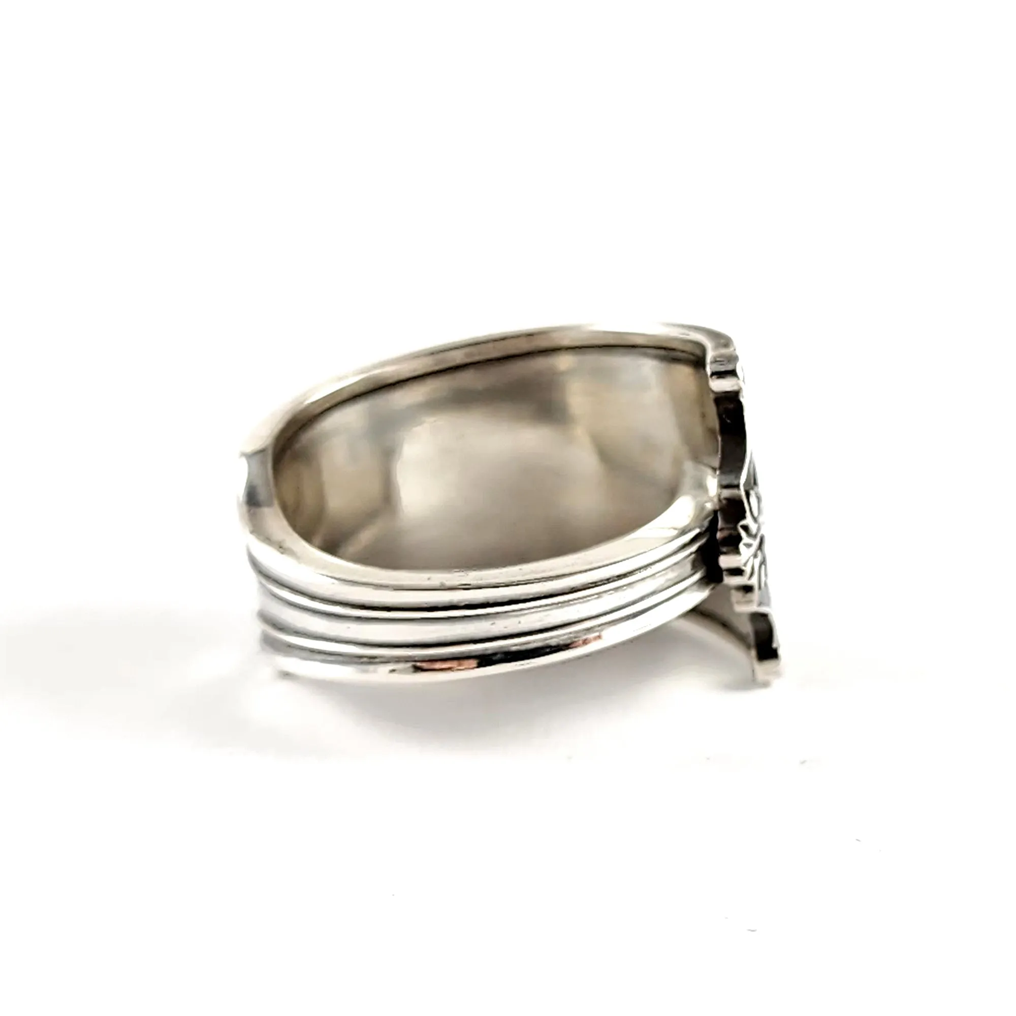 Antique Nathan Hale Sterling Silver Spoon Ring