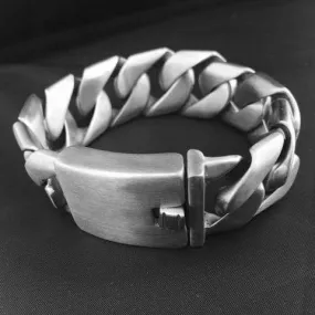 Bagger Bracelet - Brushed - 1" Wide - The Custom - B18