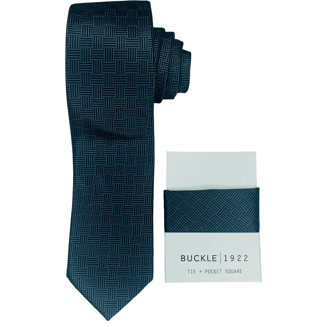 Basket Weave Tie & Hank