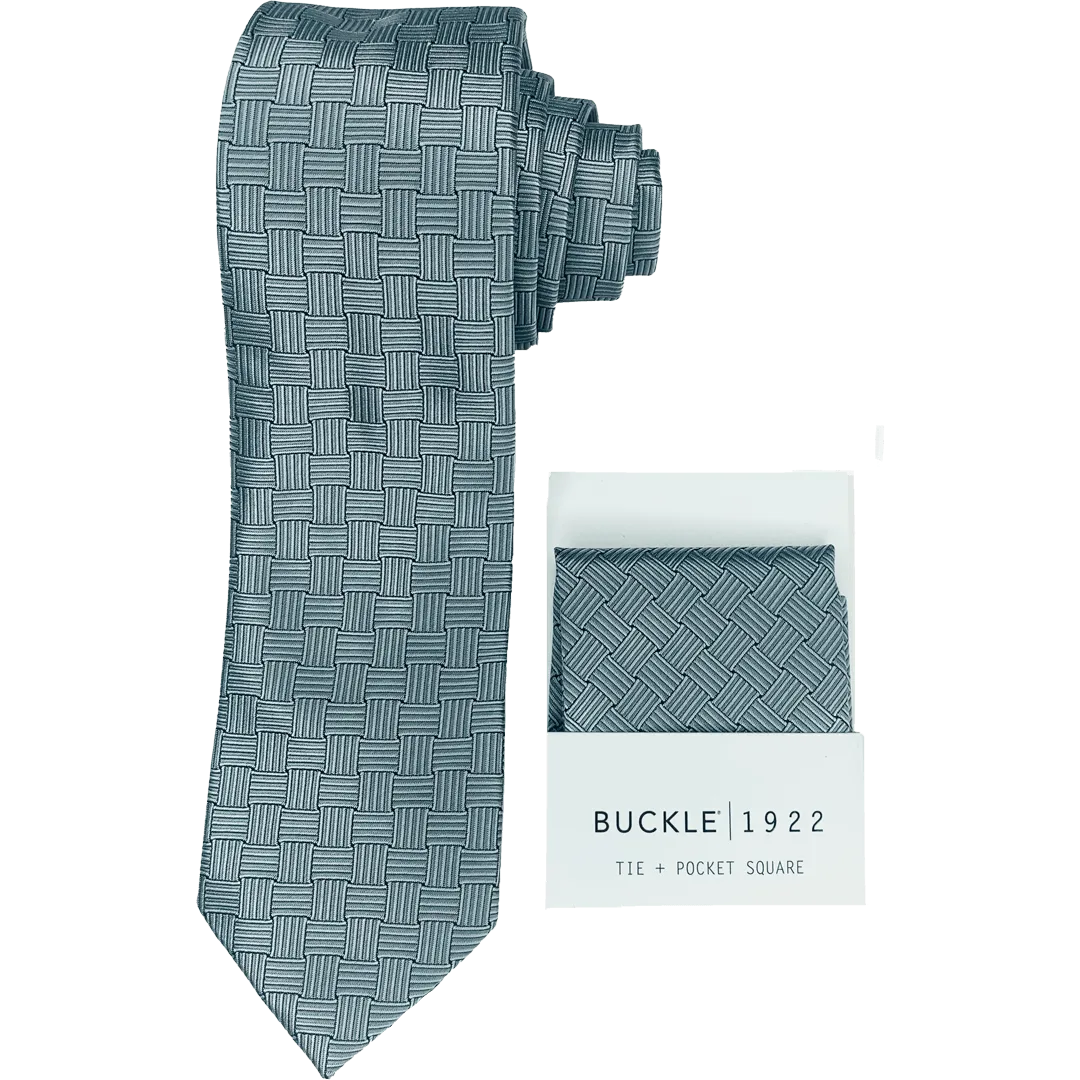 Basket Weave Tie & Hank