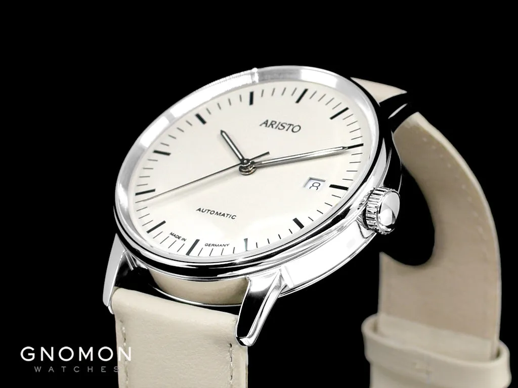 Bauhaus 38 Creme Automatic 4H240-L - Sapphire