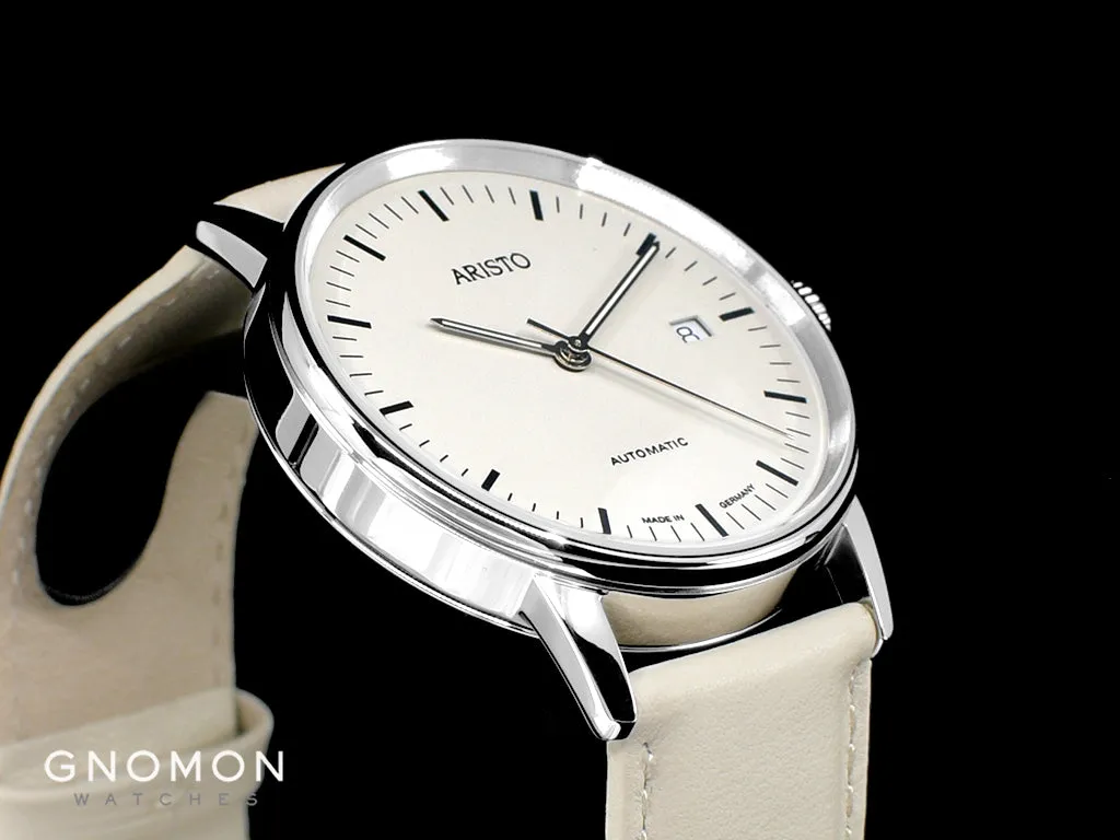 Bauhaus 38 Creme Automatic 4H240-L - Sapphire