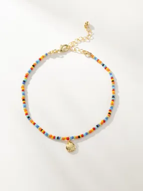 Beaded Shell Anklet