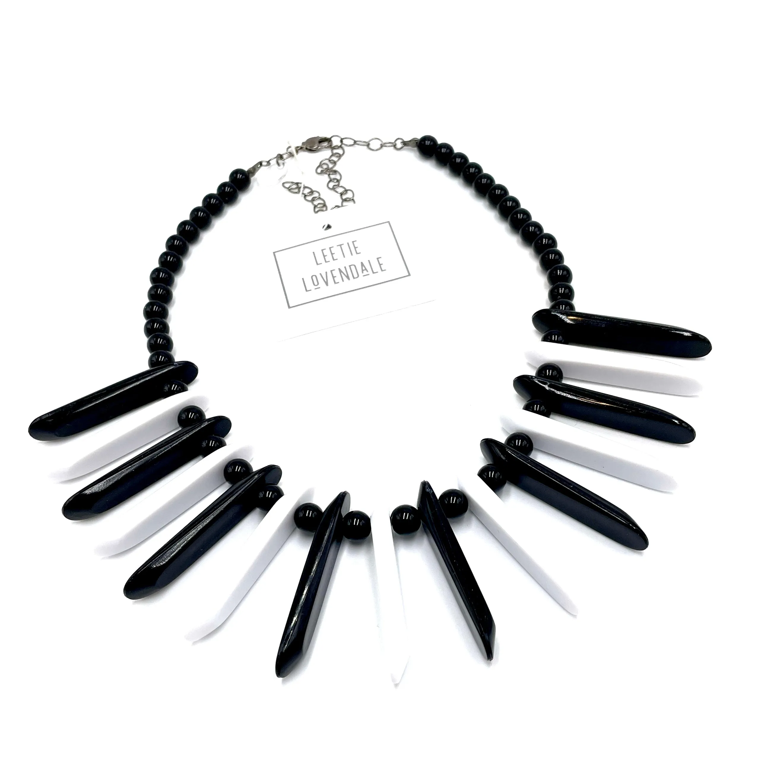 Black & White Collar Marco Necklace