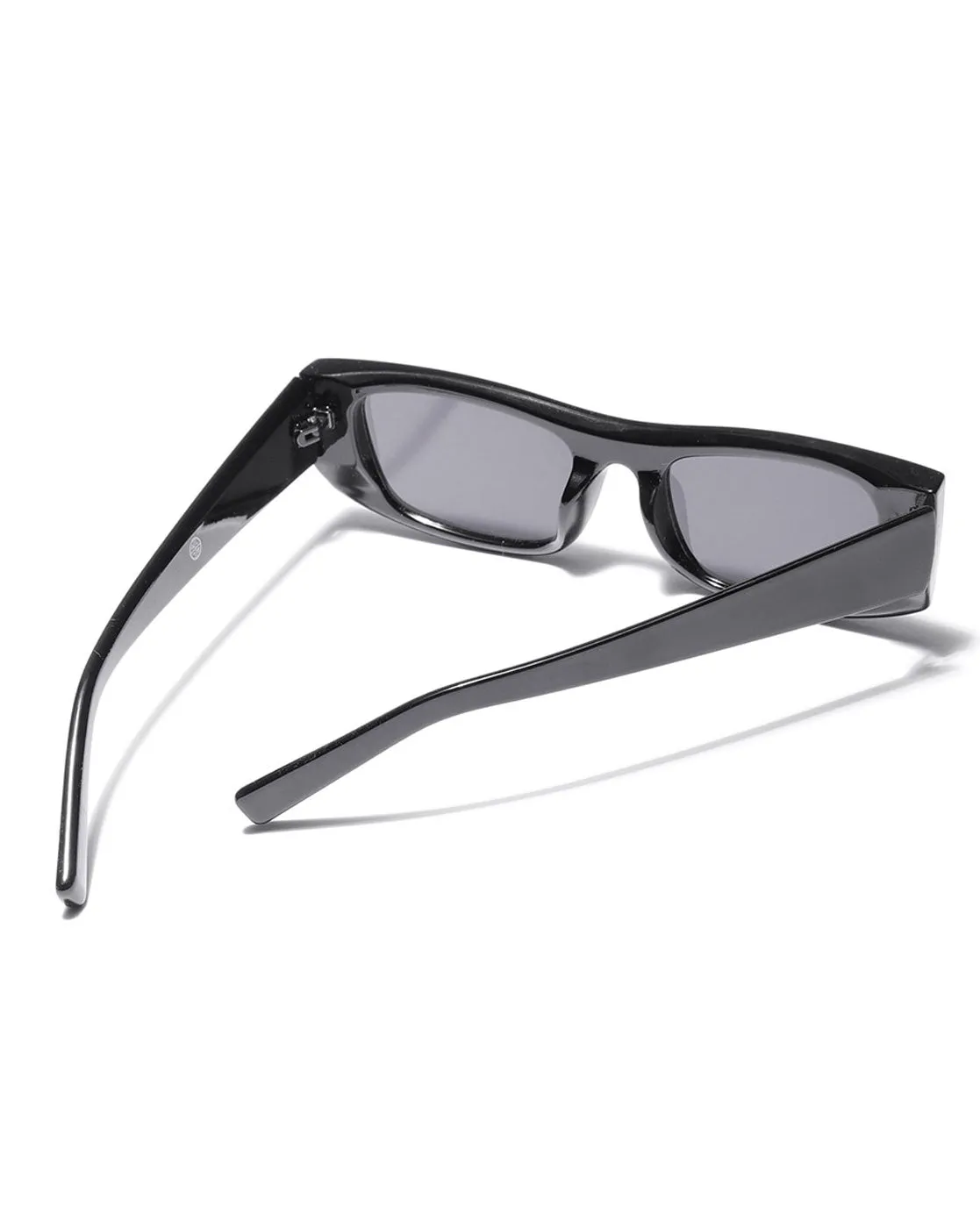 Black Toned with Polycarbonate UV Protected Lens Rectangle Sunglass for men