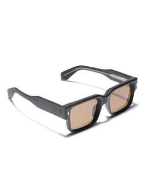 Black Toned with Polycarbonate UV Protected Lens Rectangle Sunglass for men