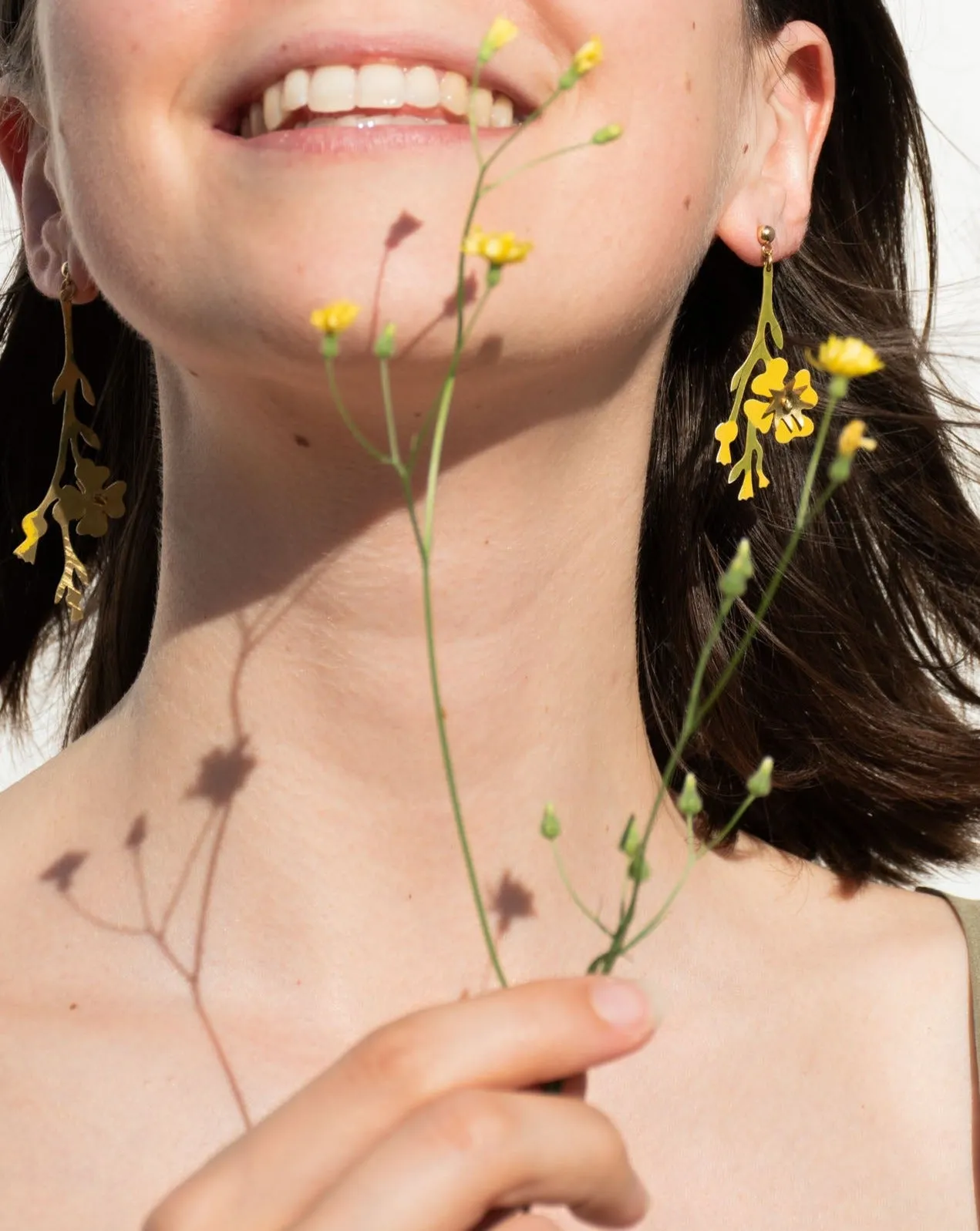 Blooming statement earrings