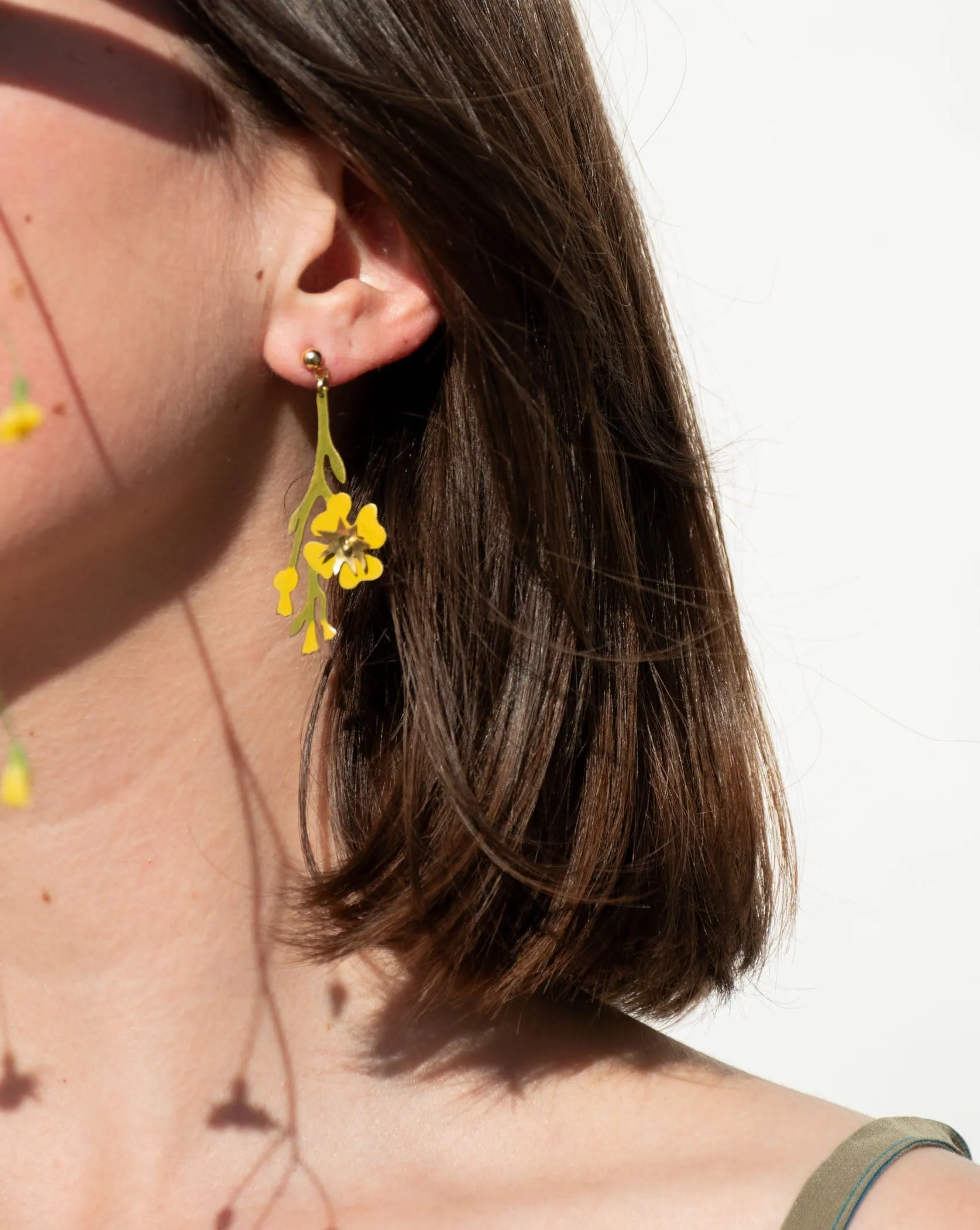 Blooming statement earrings