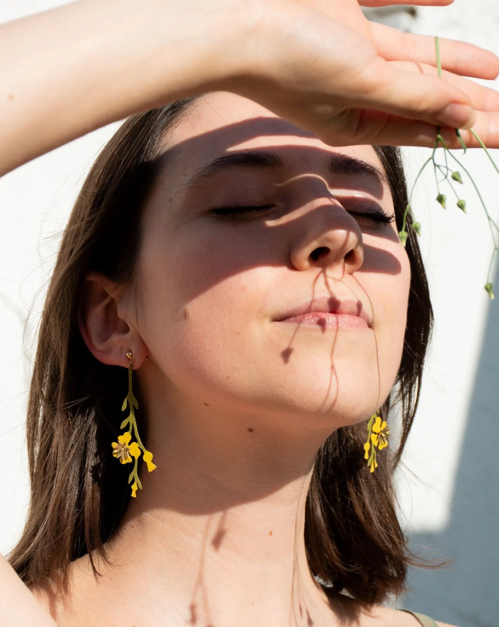 Blooming statement earrings