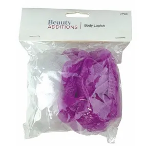 Body Sponge, 2pk, 2 Asstd Colours