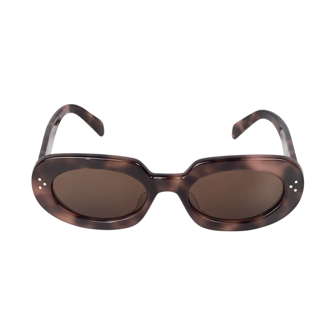 Bold 3 Dots Oval Sunglasses