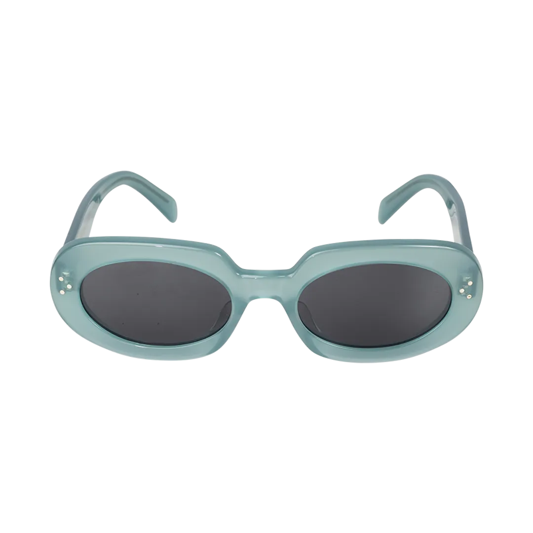 Bold 3 Dots Oval Sunglasses