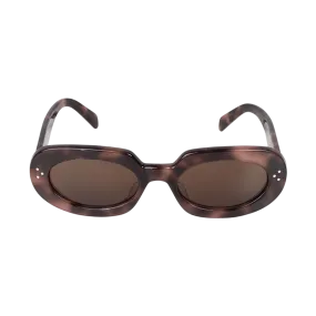 Bold 3 Dots Oval Sunglasses