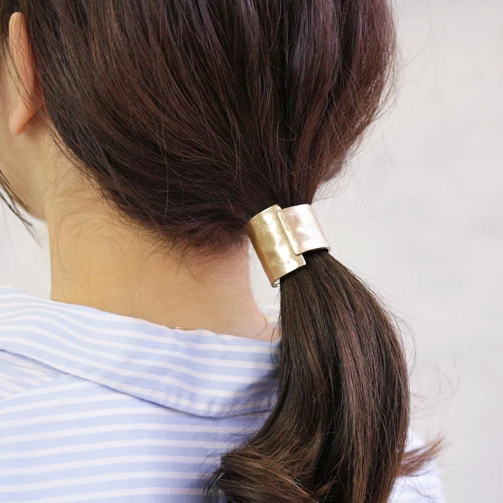 Bold Metal Ponytail Ring Holder