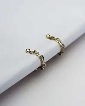 Bruce Chain Stud Earrings