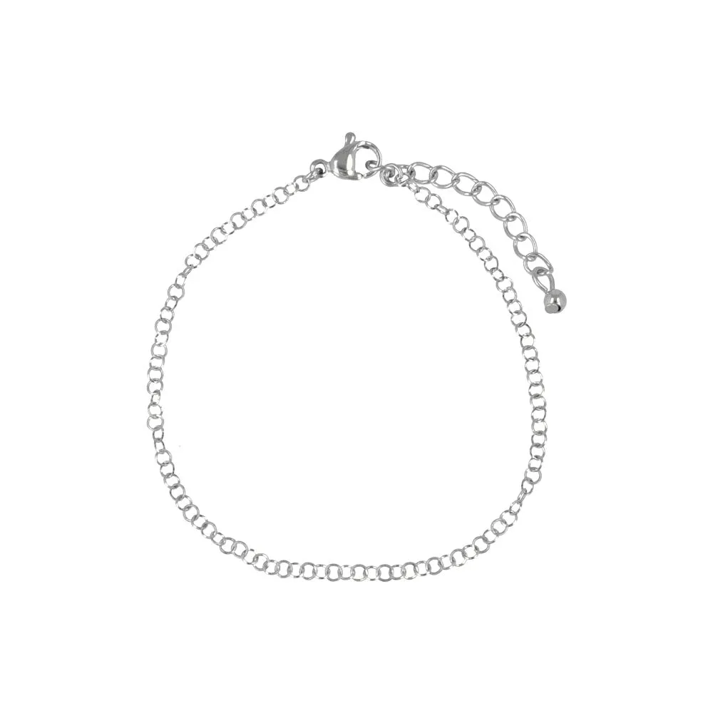 Cable Chain SS Bracelet