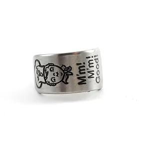 Campbells Soup Mm Mm Good Stainless Steel Spoon Ring